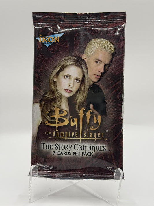 Buffy the Vampire Slayer - the story continues sealed trading card pack (Ikon 2003)