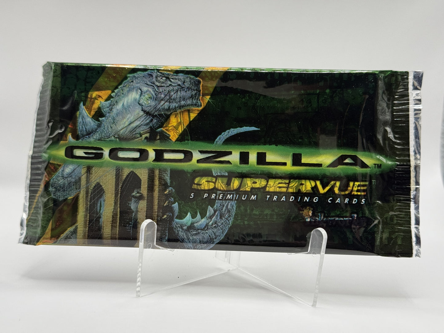 Godzilla Supervue Widescreen Sealed Pack trading cards (Inkworks 1998)