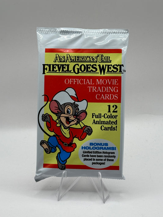 An American Tail: Fievel Goes West Trading card sealed foil packet (Impel 1991)