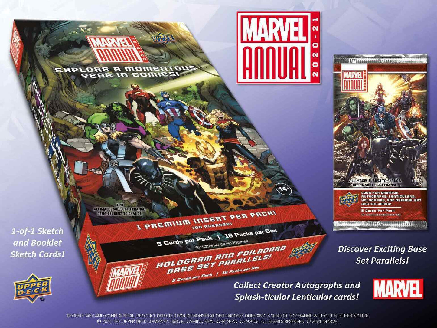 Marvel Annual 2020-21 Hobby Box (Upper Deck)