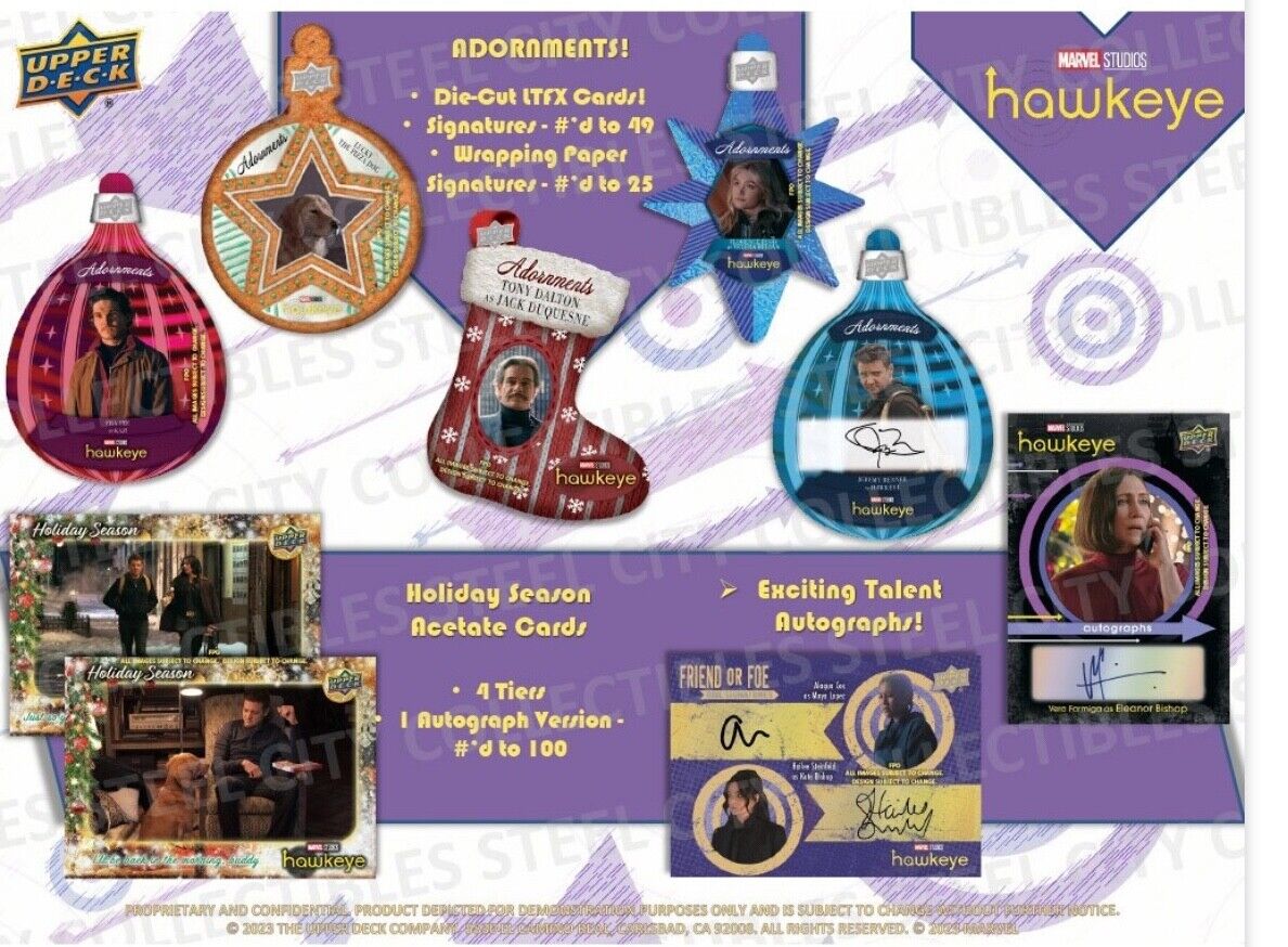 Marvel Hawkeye Factory Sealed Hobby Box (Upper Deck 2023)