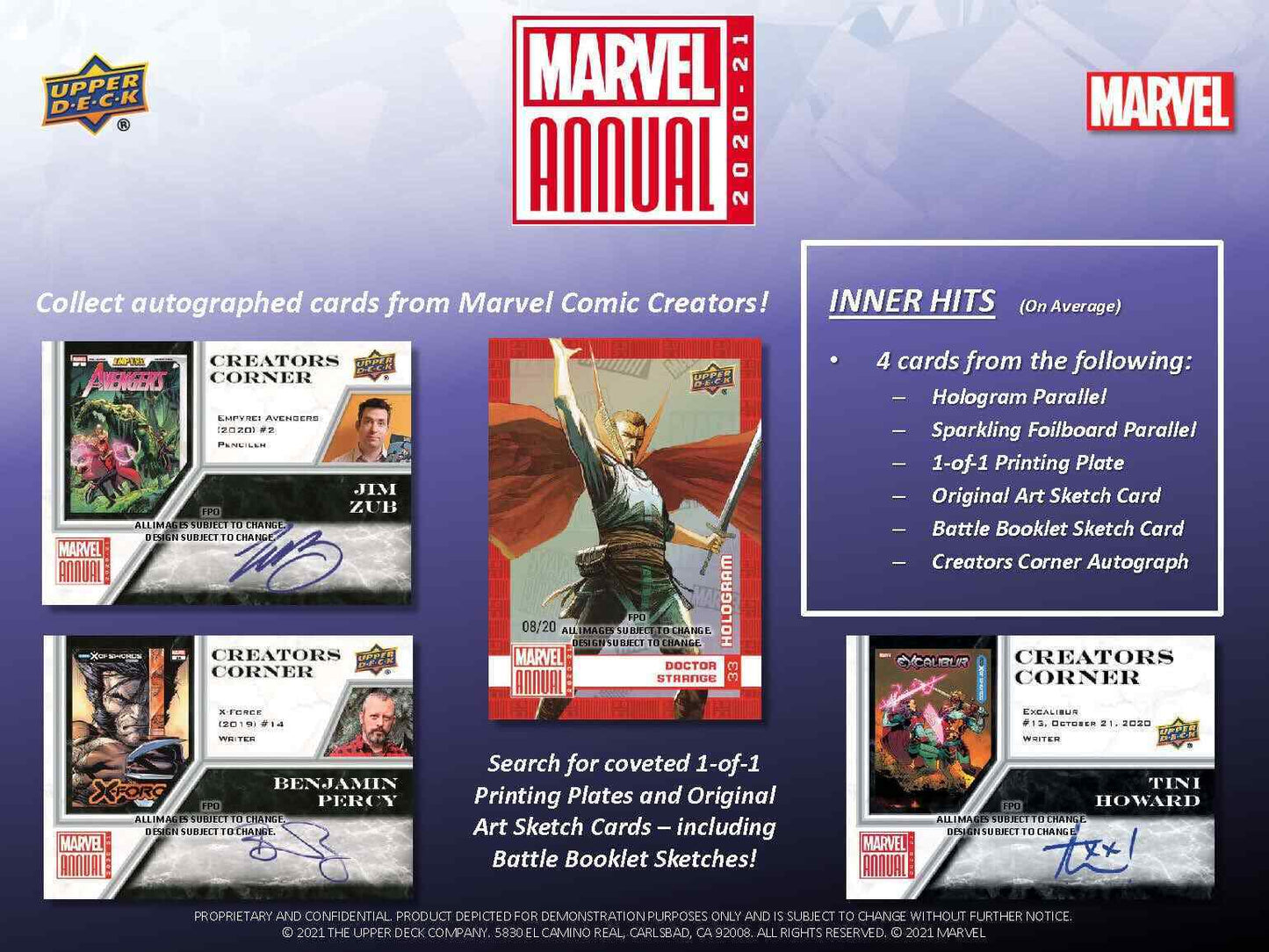 Marvel Annual 2020-21 Hobby Box (Upper Deck)