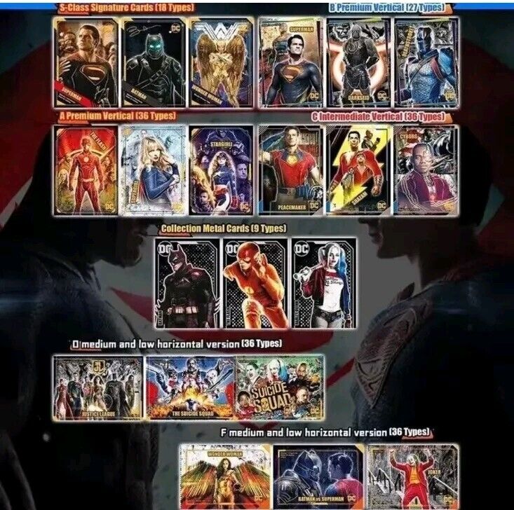 DC PREMIUM HOBBY Trading Cards Sealed Booster Box Series 1 SUPERHERO BOX