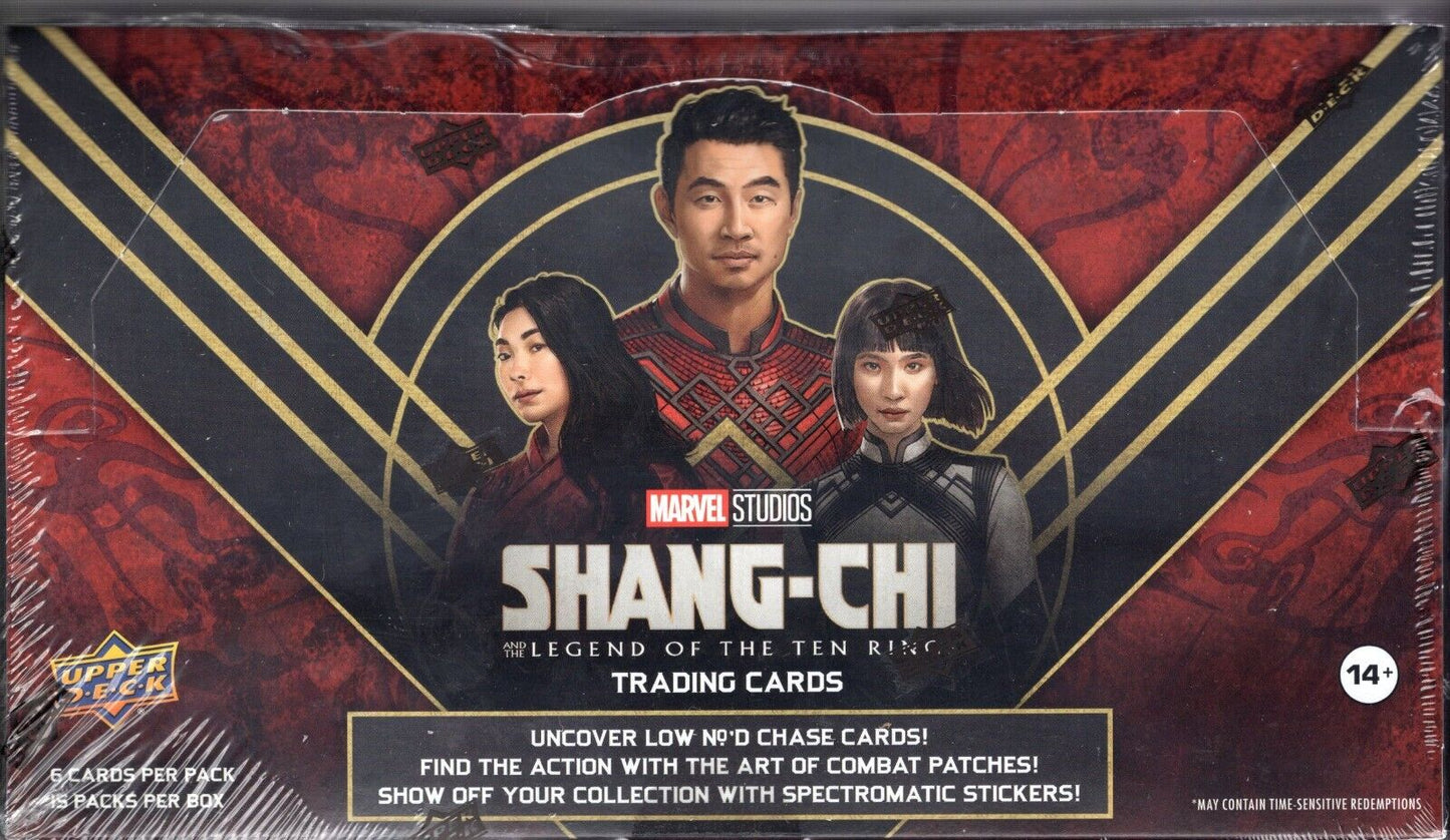 Marvel Shang Chi Legend Of The Ten Rings Sealed Hobby Box (Upper Deck 2022)