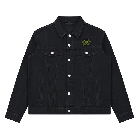 Unisex Vintage Wash Denim Jacket
