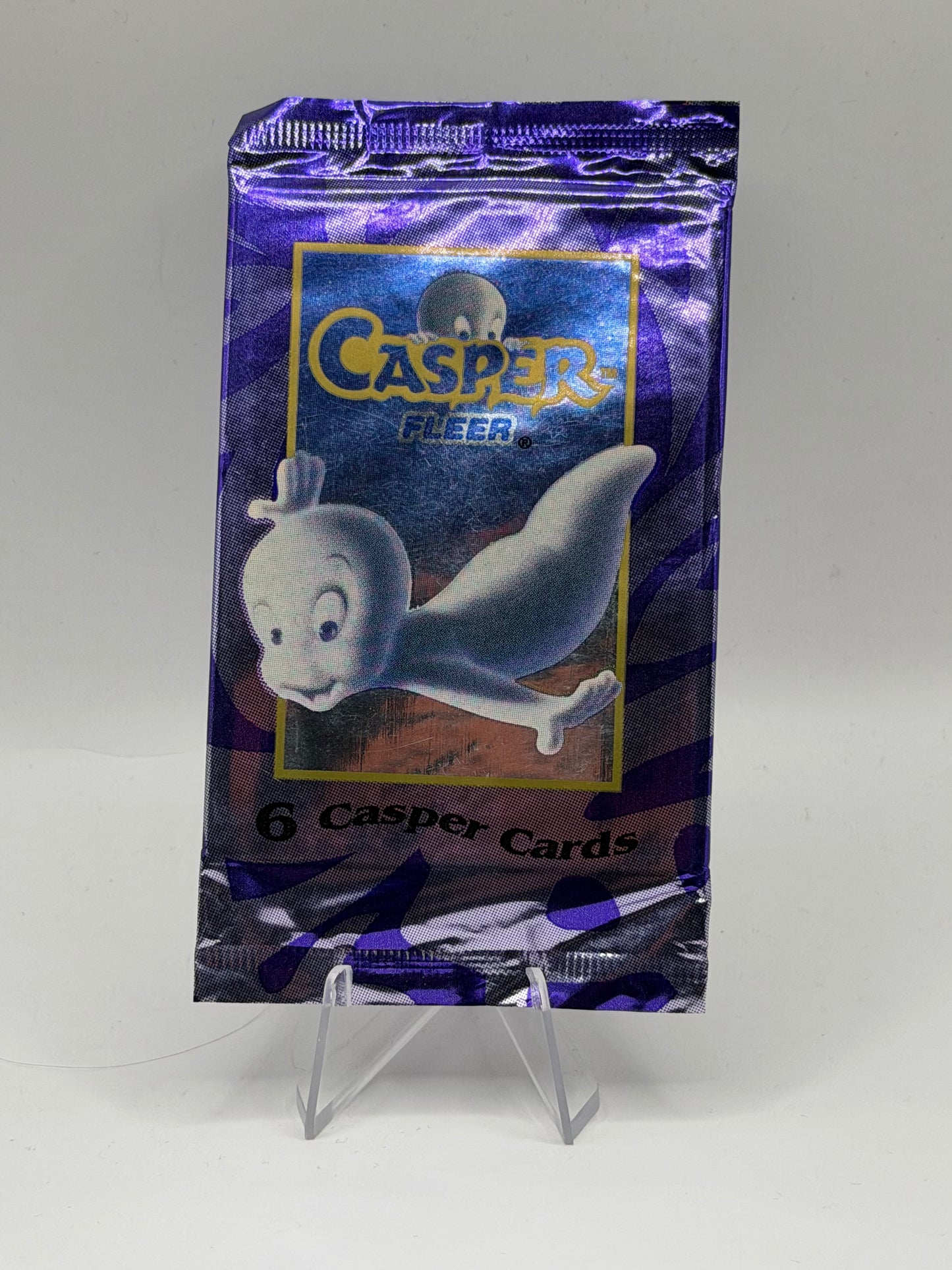 Casper Sealed Trading card Pack (Fleer 1995)