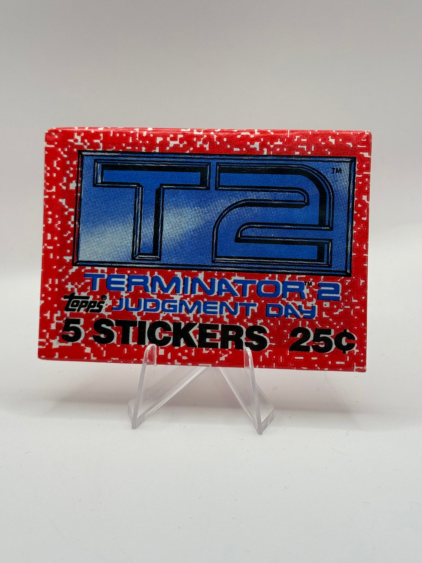 Terminator 2 - Sealed Wax pack Trading cards/Stickers