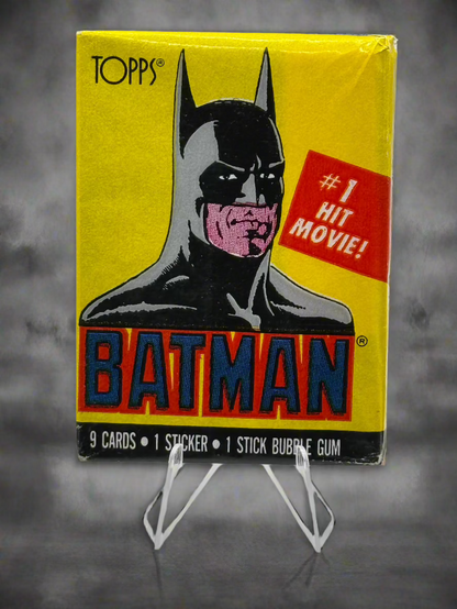 Batman the Movie Wax Pack Trading Cards (Topps 1989)