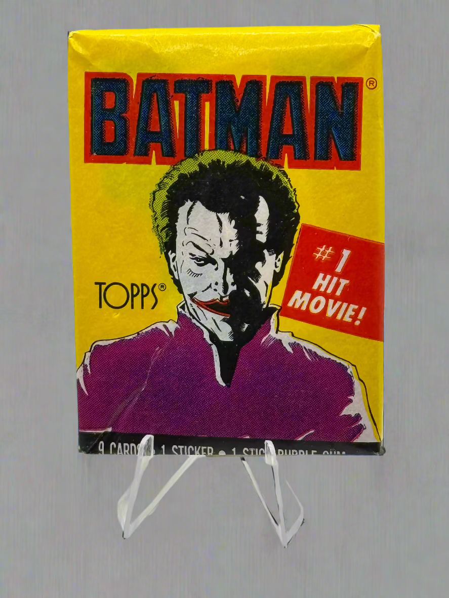 Batman the Movie Wax Pack Trading Cards (Topps 1989)